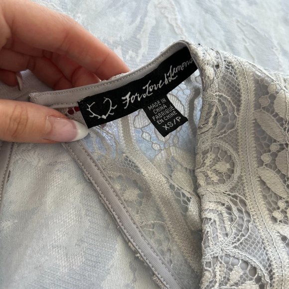 For Love & Lemons Lyla Lace Top and Skirt Set - Picture 10 of 11